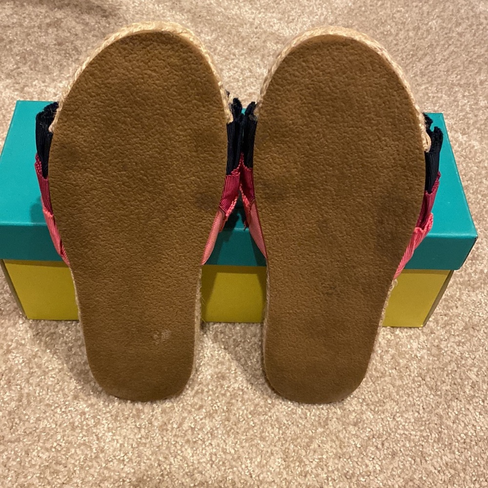 Jack Rogers Size 7 Espadrille Color Block Multi-P… - image 7